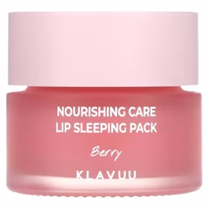 KLAVUU, Nourishing Care, Overnight Lip Mask, Berry, 20g (0.70 oz)