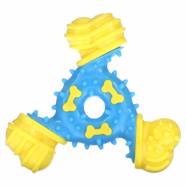 Arm & Hammer, Nubbies, Dental Toys for Moderate Chewers, TriOBone, Peanut Butter, 1 Toy - Image 2