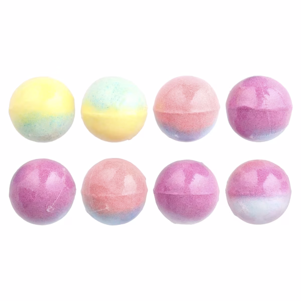 Crayola Bath Bombs Ages 3+ Grape Lemon Cotton Candy Bubblegum 8 Count 11.29 oz (320 g) - Image 4