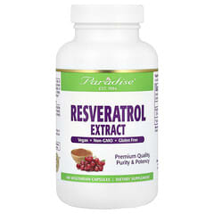 Paradise Herbs, Resveratrol Extract, 100 mg, 180 Vegetarian Capsules
