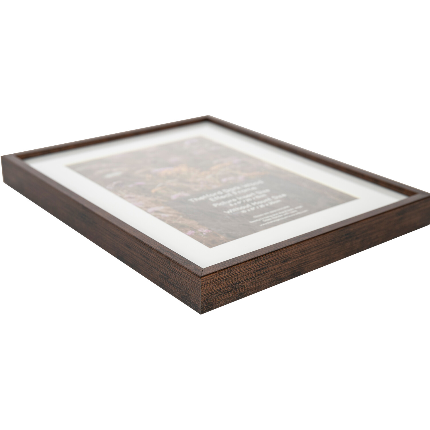 Thetford Dark Wood Effect Frame - Brown / 10 x 8in - Image 2